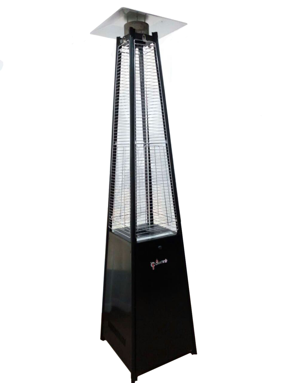 Quartz Tube Pyramid Patio Heater (Black)
